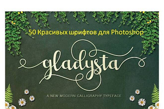 Уникальные и красивые шрифты для Photoshop