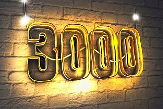 3000 Подписчиков на Телеграм-канал