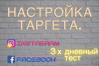 Настройка таргетированной рекламы в Instagram, Facebook