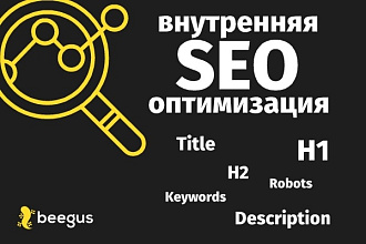 Профессиональная внутренняя SEO оптимизация сайта
