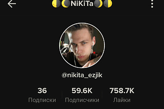 Аккаунт в TikTok