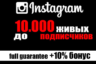500 подписчиков живые качество нет списаний, в Инстаграм 10% бонус