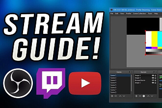Настрою OBS для трансляций-стрим на Twitch и YouTube