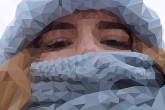Обработка фото в стиле LowPoly
