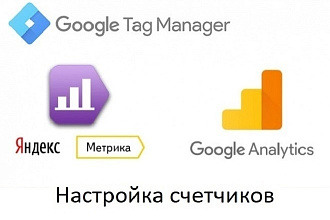 Установлю gtm, google analytics, yandex metrika + настрою цели