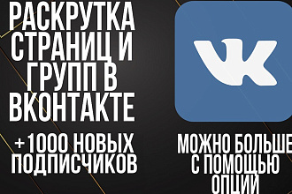 Раскрутка страниц и групп в Вконтакте