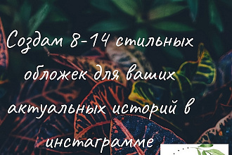 Сделаю вам актуальные истории, истории и шапку профиля. Все для инсты