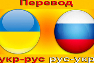 Перевод текста с русского на украинский и наоборот