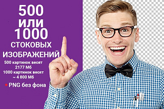 500 стоковых изображений в PNG