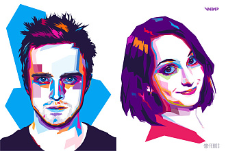 Создам WPAP векторный портрет