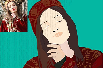 Рисую иллюстразии в стиле поп- арт