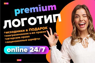 Несколько вариантов логотипа+ визуализация