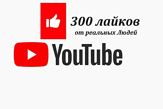 300 лайков на видео YouTube от реальных людей