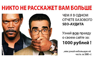 Базовый SEO-аудит за 500 руб