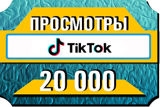 20 000 просмотров на видео в TikTok