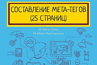 Написание SEO мета-тегов для 25 страниц сайта