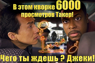 6000 просмотров для 2 видео