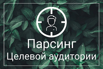 Парсинг. Сбор баз ретаргета Вконтакте