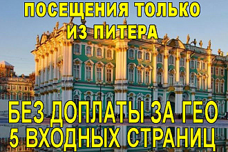 Качественные посетители только из Санкт-Петербурга