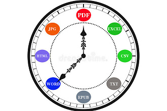 Преобразую файлы PDF, Word, Excel, HTML, изображений в другие форматы