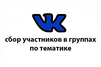 Соберу участников групп по тематике