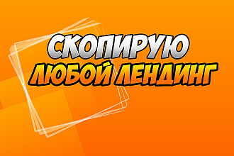 100% Копия Лендинг Страницы