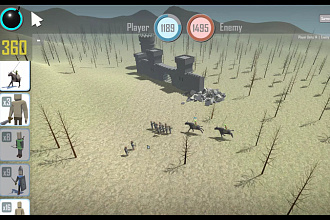 Готовый проект на Unity - RTS Battle Kit