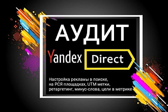 Аудит Яндекс Директ. Выявлю слабые стороны
