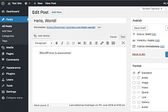 Установка CMS WordPress и базовая настройка