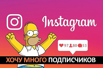 1000 Живых подписчиков с плюсом на профиль в Instagram