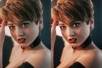 Глянцевая журнальная ретушь фотографий