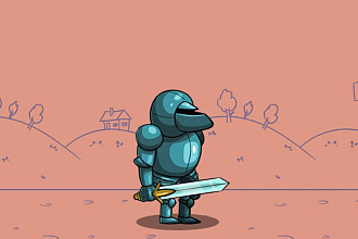 2D анимация персонажа для игры или видеоролика