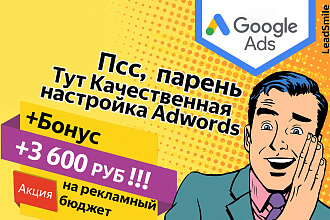 Настройка контекстной рекламы Гугл Адвордс. Google Adword. Google Ads