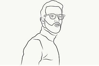 Сделаю портрет в стиле line art