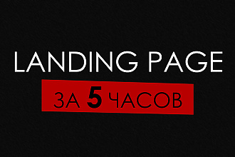 Landing page за 1 день