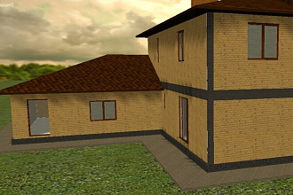 3d-визуализация дома и иных сооружений