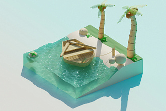 Cделаю красивую 3D локацию или предмет