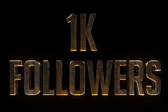 1K followers instagram