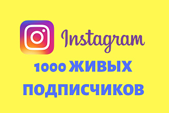 1000 живых подписчиков