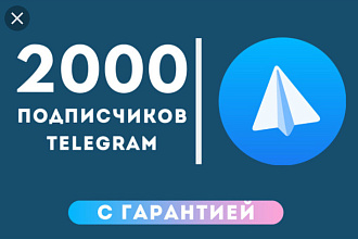 Добавлю 2000 подписчиков на ваш телеграмм