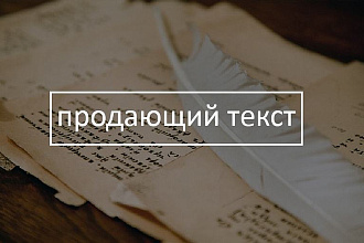 Продающий текст для вашего бизнеса