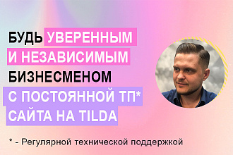 Постоянная ТехПоддержка сайта на Tilda