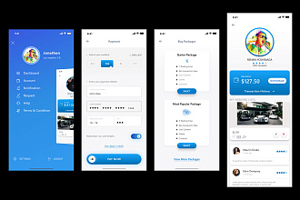 UI UX Дизайн мобильного приложения iOS and Android 1 экран