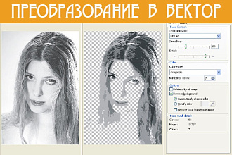Выполню преобразование растрового изображения в вектор