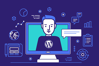Создание 1 страницы сайта на WordPress