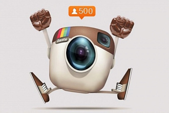 + 500 подписчиков из России, на Instagram аккаунт