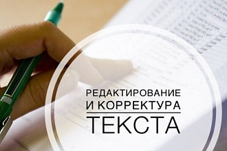 Сделаю проверку и редактирование текста