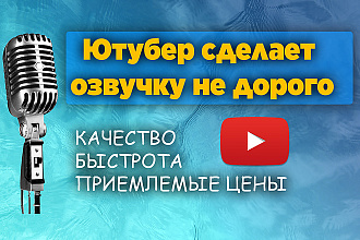 Сделаю озвучку, качественный звук, хорошая дикция, приятный голос