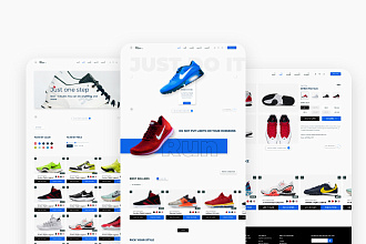 Dev Shopper - Шаблон интернет-магазина Adobe XD