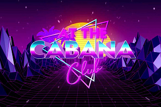 Ретро интро в стиле 80-х. Retrowave